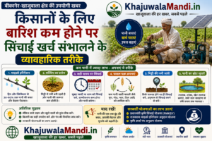 कम बारिश में सिंचाई खर्च सँभालने के व्यावहारिक तरीके