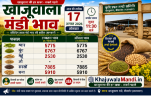 खाजूवाला मंडी भाव 17 अगस्त 2026