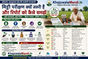 मिट्टी परीक्षण और मिट्टी स्वास्थ्य रिपोर्ट समझने की जानकारी